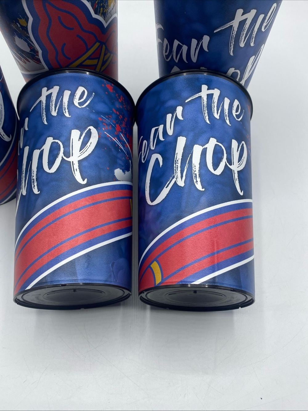 Atlanta Braves Baseball MLB Stadium 32oz Souvenir Feat The Chomp Plastic Cups 5 - Picture 3 of 8